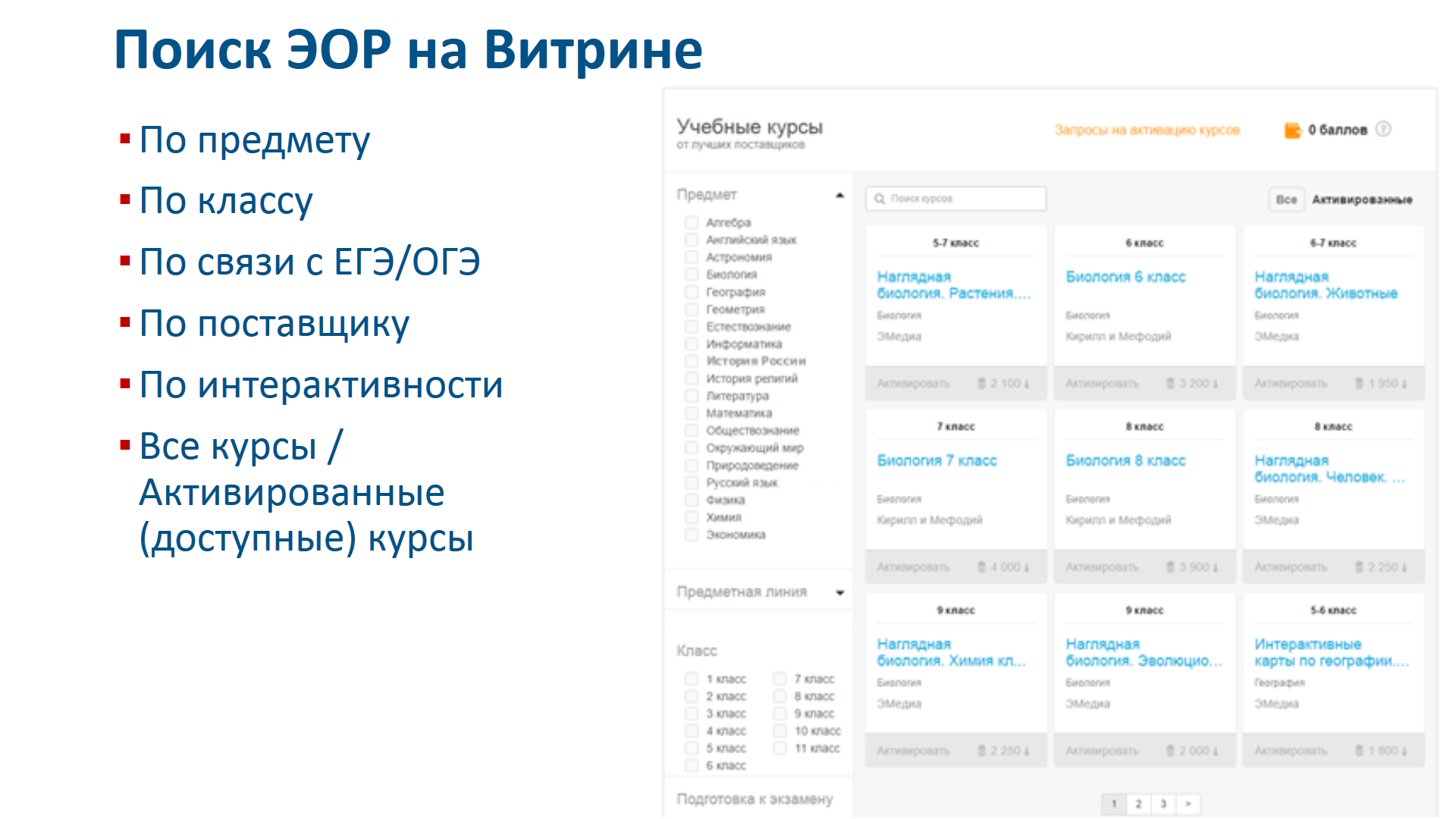 ФИЗИКОН Витрина ЭОР Московской области